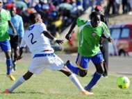 Kenya U-20 in a international match.