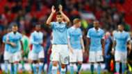 Jesus Navas Premier League Manchester United v Manchester City