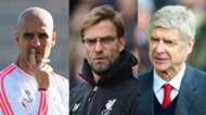 HDP Pep Guardiola Jurgen Klopp Arsene Wenger