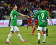 Messi en Colombia con Aimar