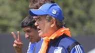 Jorge Luis Pinto Millonarios training session