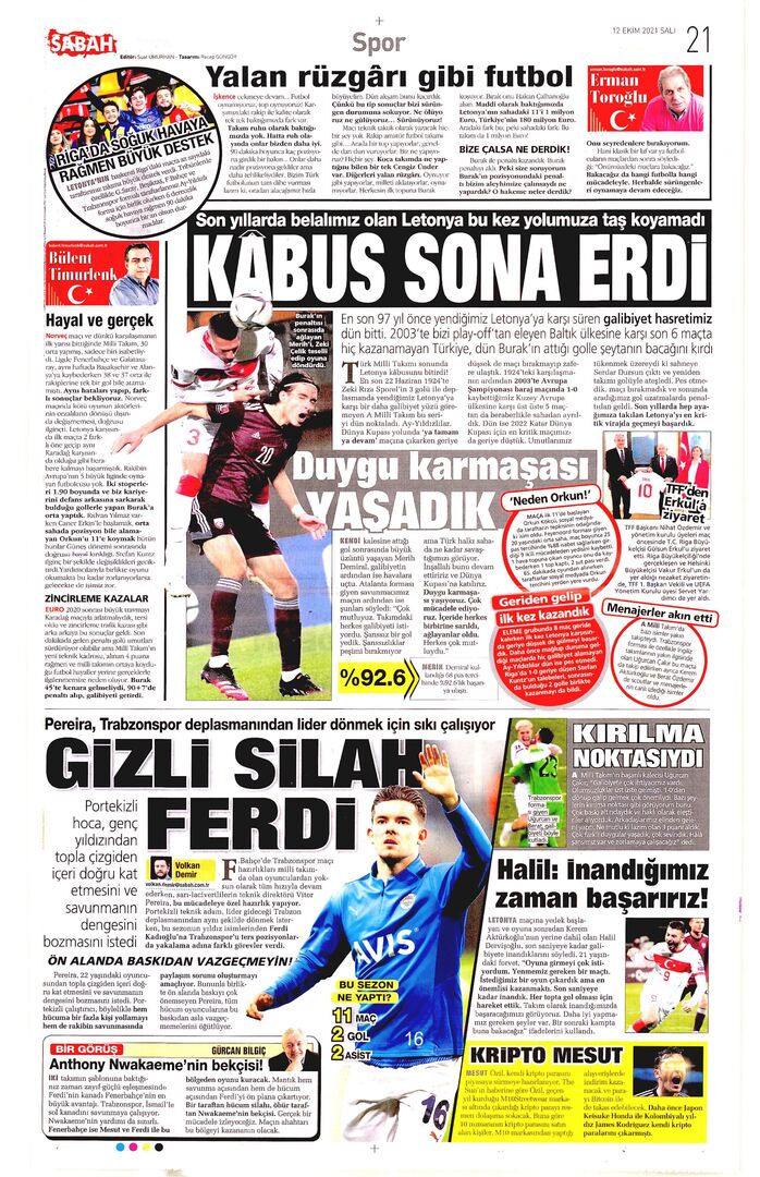 Sabah 12Ekim2021