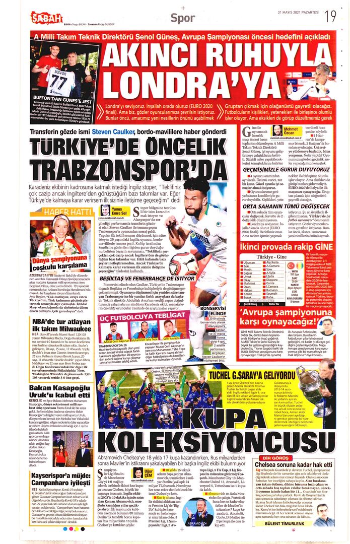 Sabah 31Mayıs2021