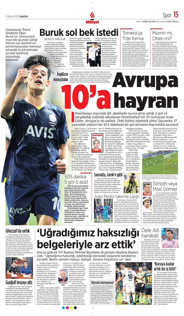 milliyet 15 17agustos2022