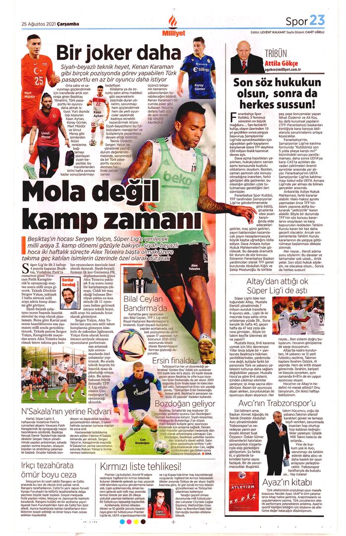 milliyet 23 25ağustos2021
