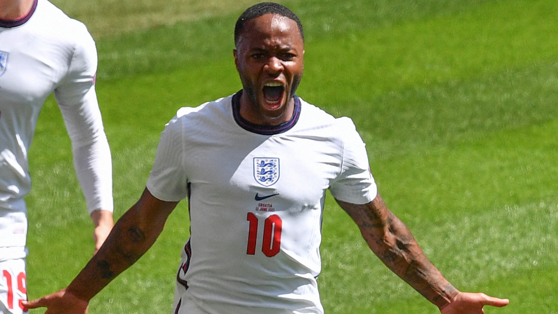 Raheem Sterling İngiltere Gol Sevinci EURO 2020