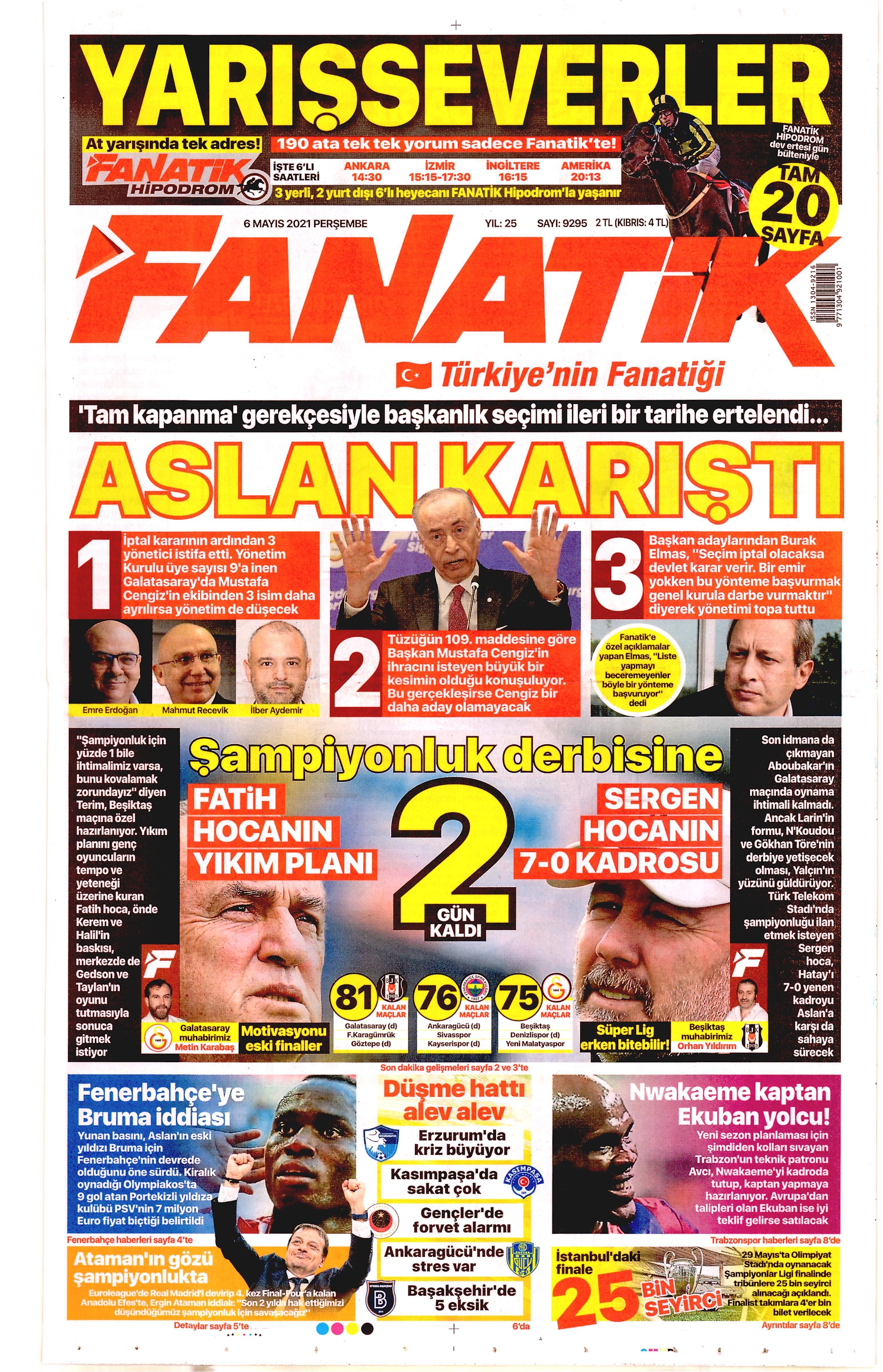fanatik 1 6mayıs2021