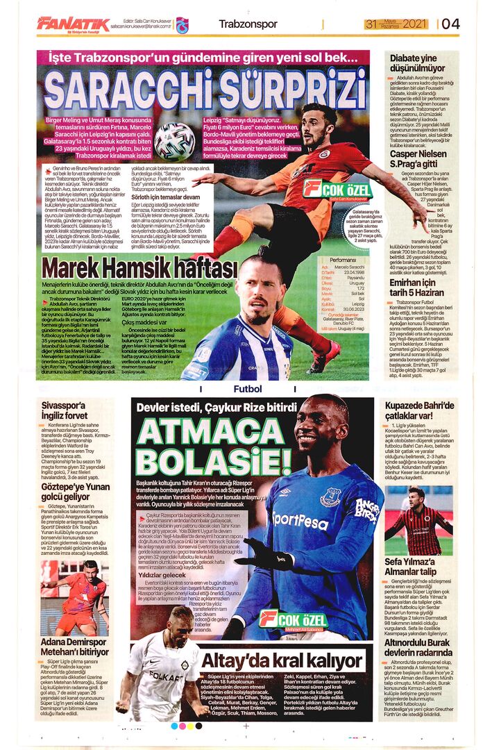Fanatik 31Mayıs2021