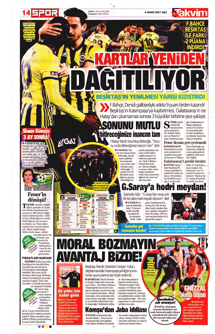 takvim 14 6nisan2021