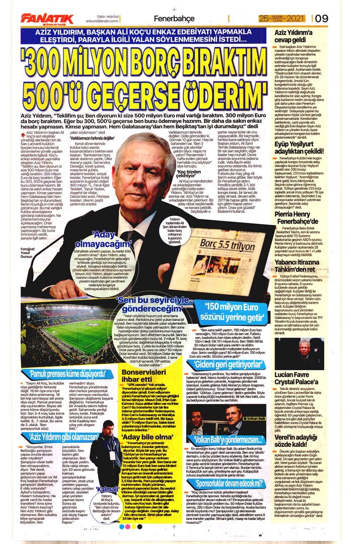 Fanatik 25Haziran2021