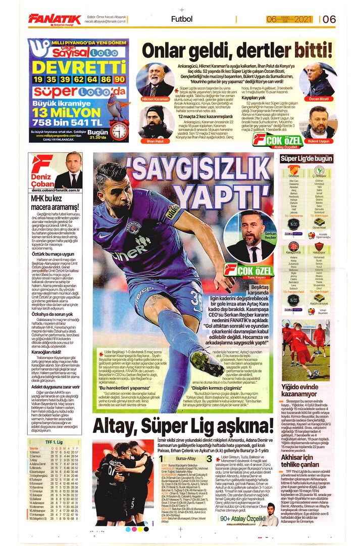 fanatik 6 6nisan2021