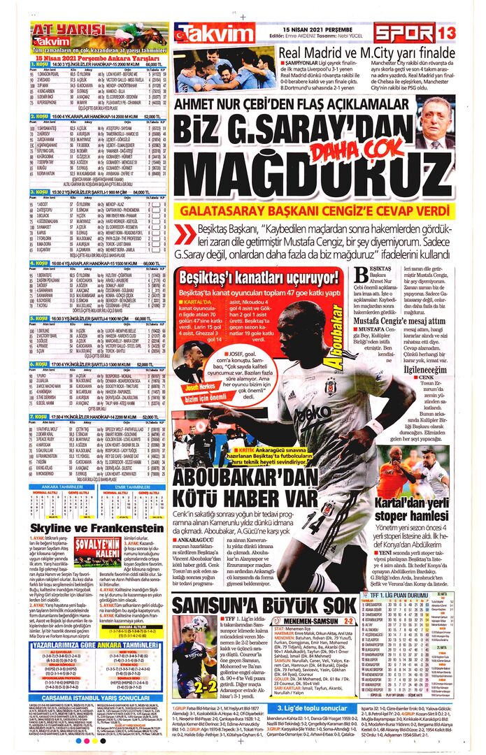 takvim 13