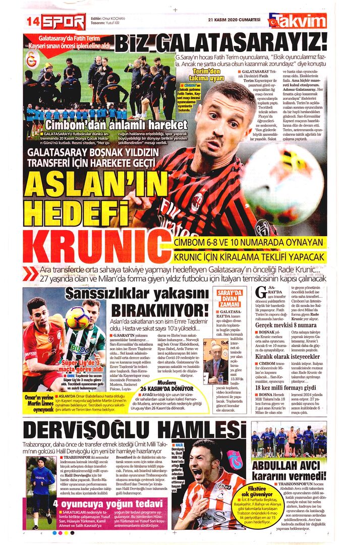 Takvim 11212020
