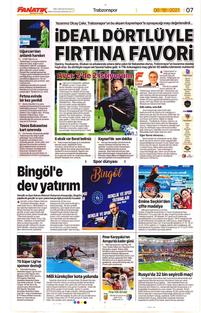 fanatik 7 6nisan2021