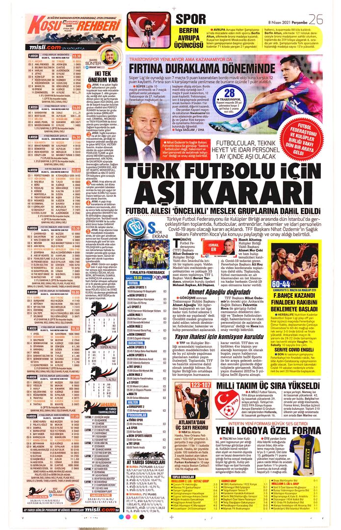 hürriyet 26 8nisan2021