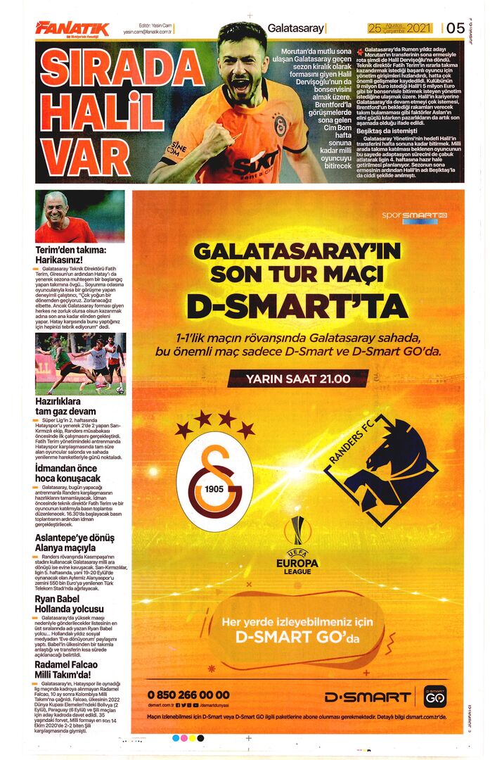 fanatik 5 25ağustos2021