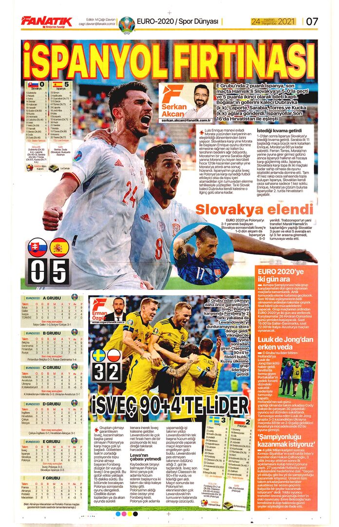 Fanatik 24Haziran2021