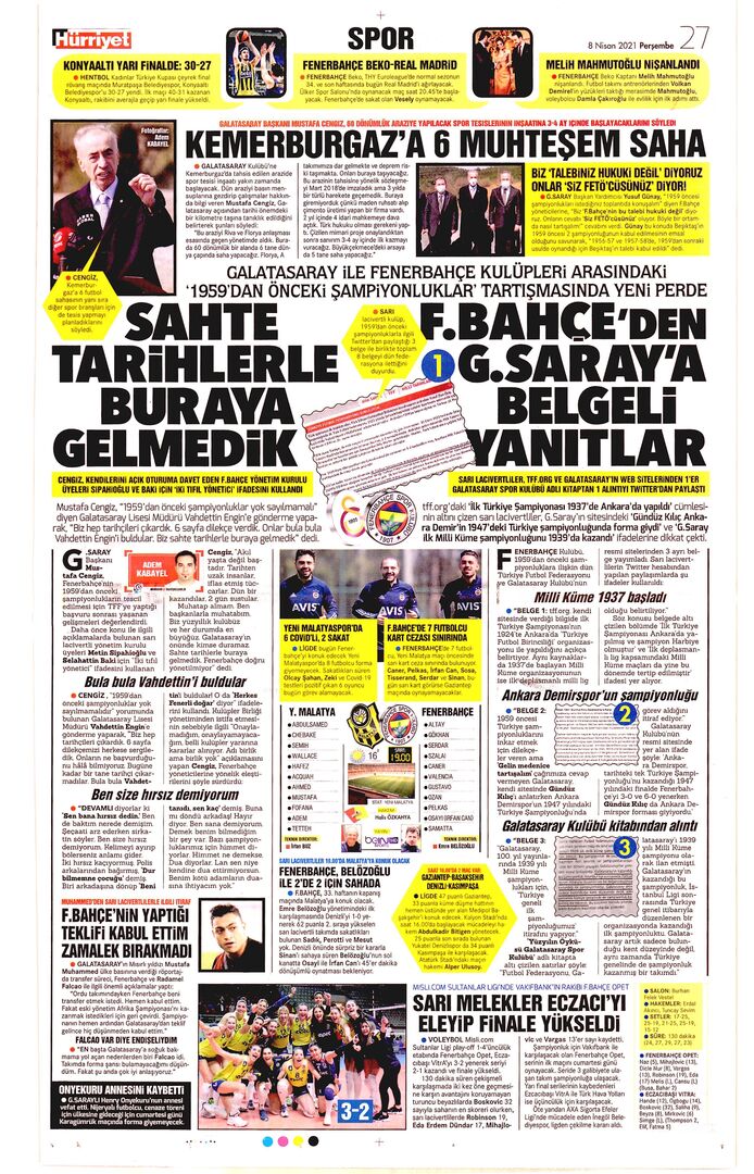 hürriyet 27 8nisan2021