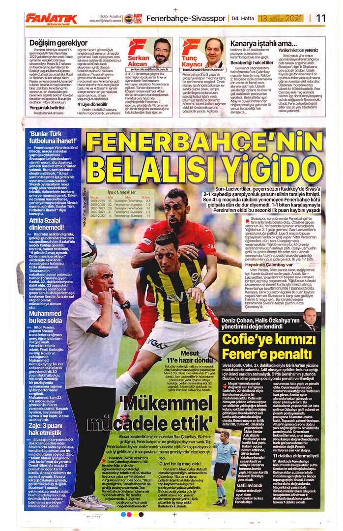 Fanatik 13Eylul2021