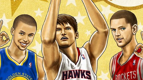 西尾瑞穂イラストコラム第4回 今年のオールスター3pコンテストにはイケメンが揃う Nba日本公式サイト The Official Site Of The Nba