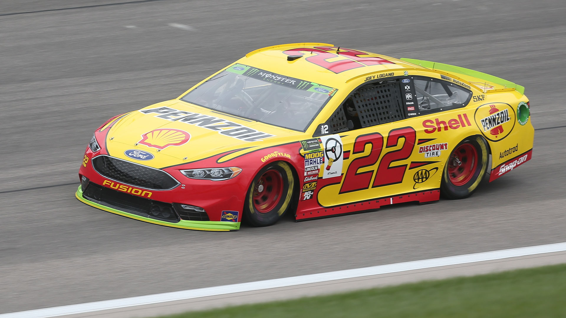 Nascar Starting Lineup At Kansas Logano On Pole Sporting News