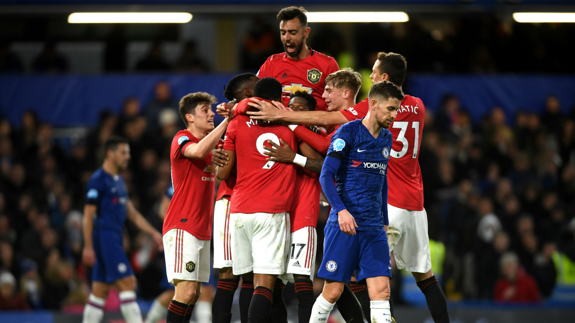 Chelsea v Manchester United Match Report, 2/17/20, Premier League ...