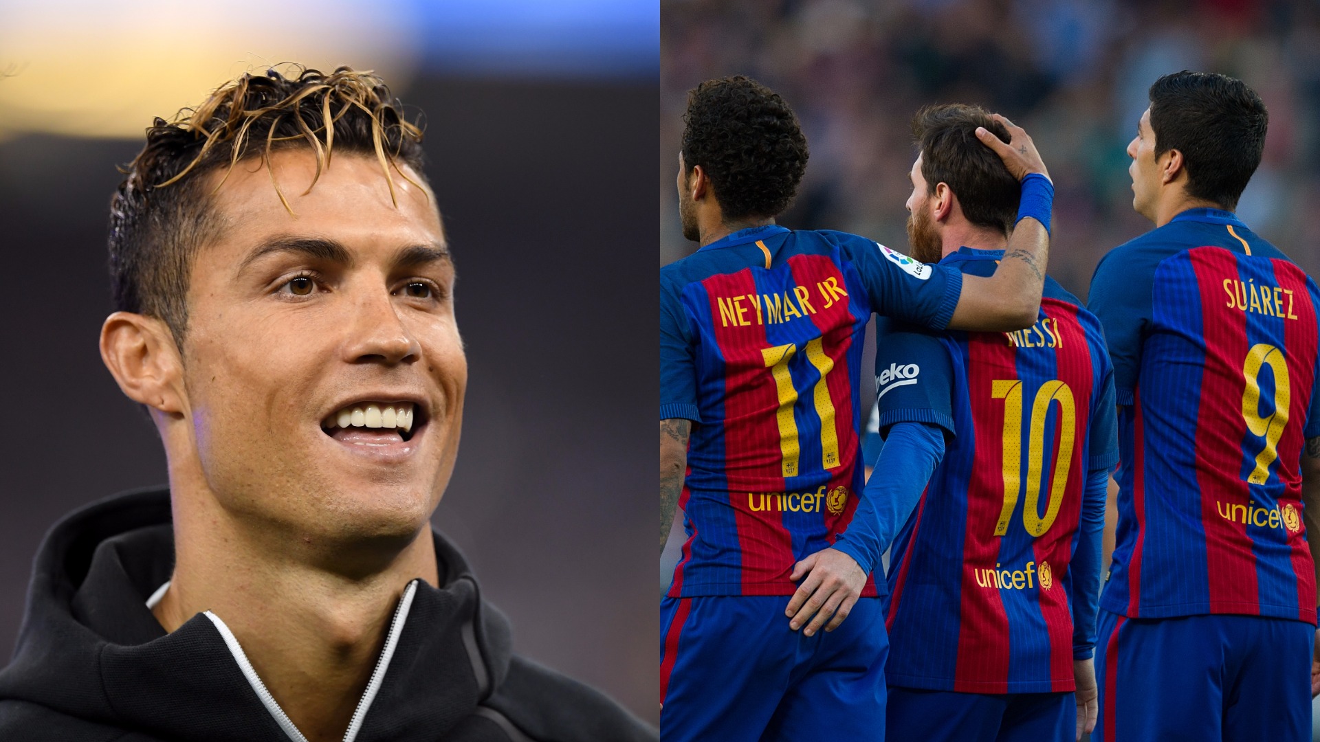 Icc News Ronaldo Skips Icc Barca Bring Messi Suarez Neymar Goal Com