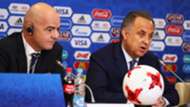 gianni infantino vitaly mutko - cropped