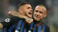 Mauro Icardi and Radja Nainggolan