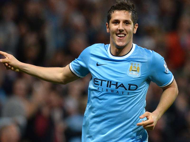 The Pressure Is On Liverpool Insists Manchester City S Stevan Jovetic Goal Com