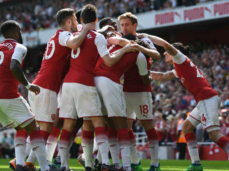 Arsenal 4 West Ham 1 Arsene Wenger Enjoys Victory Goal Com