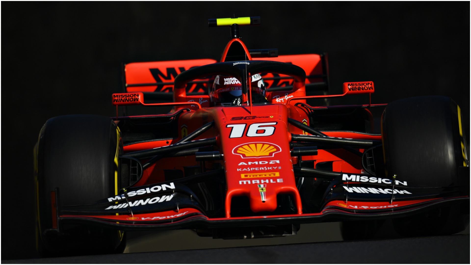 Formula One Ferraris Fastest On Stop Start Day In Baku Sporting News Australia