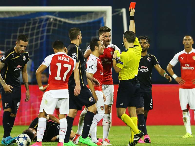 Player Ratings Dinamo Zagreb 2 1 Arsenal Goal Com