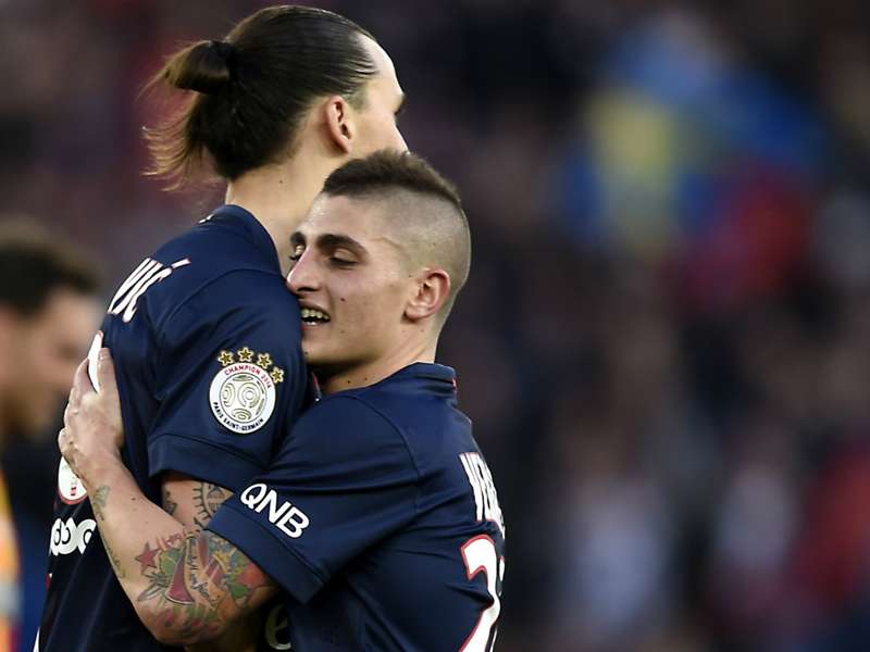 Marco Verratti Paris Saint Germain Hope Zlatan Ibrahimovic Will Stay Goal Com
