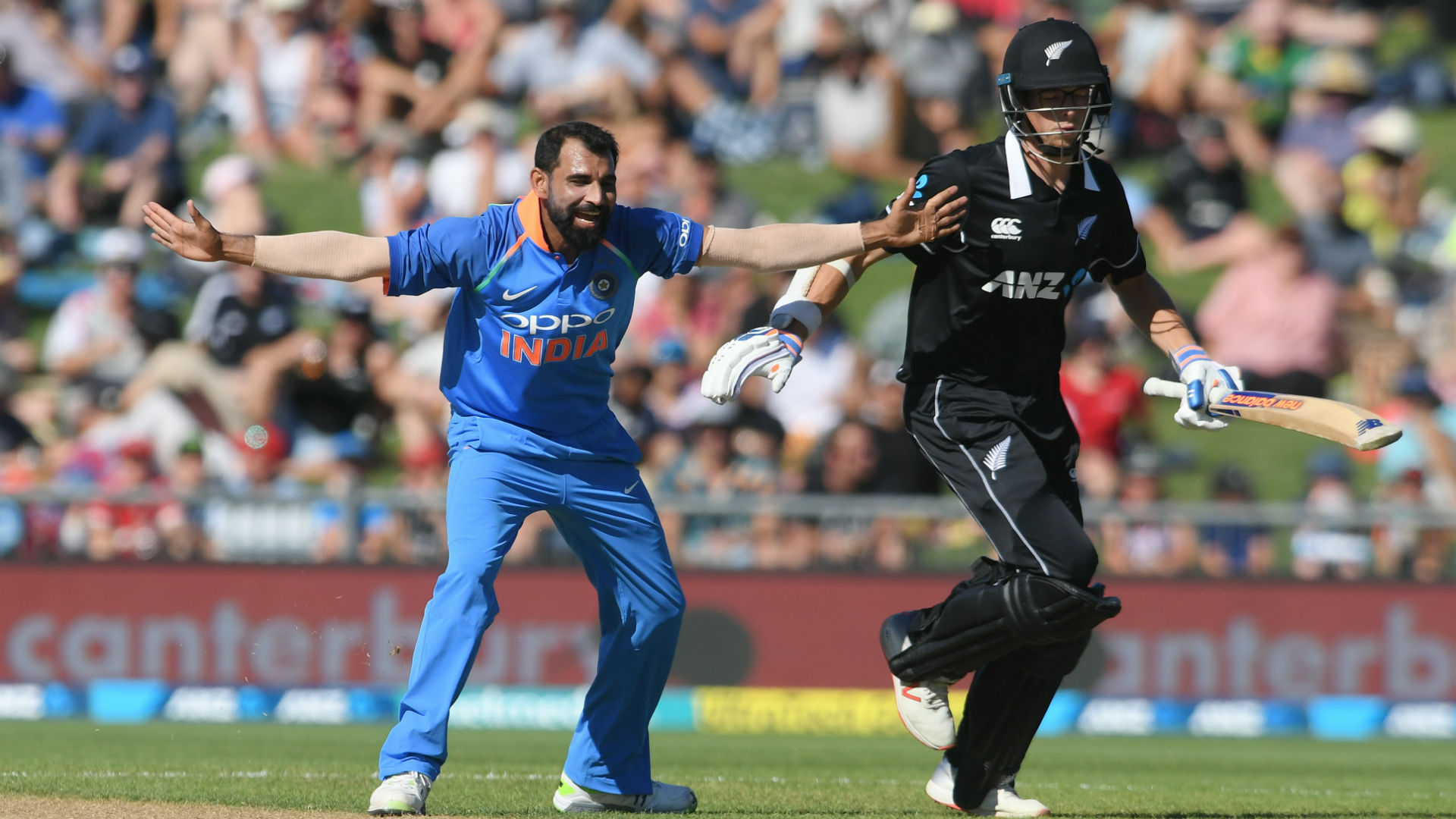 New Zealand V India Mohammed Shami Sets Record In Crushing Win After Sun Stops Play Sporting 7852