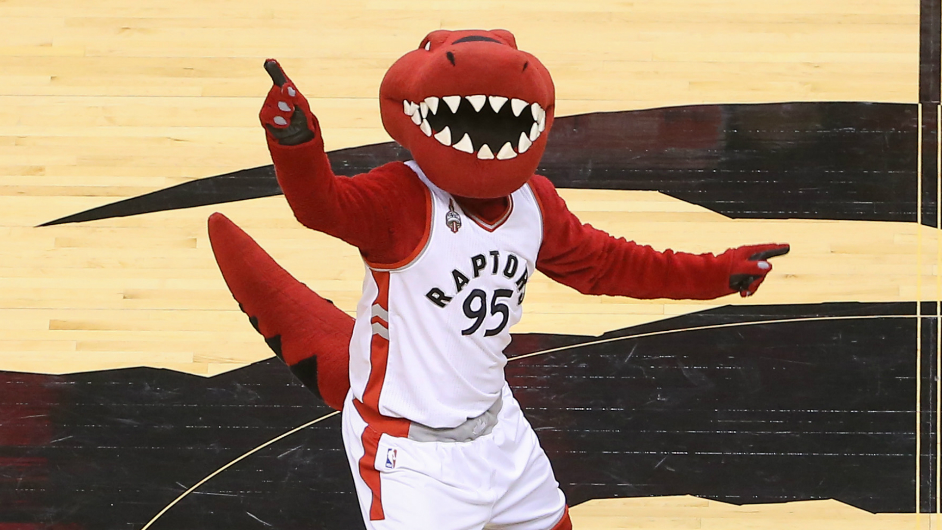 Toronto Raptors Mascot Cartoon