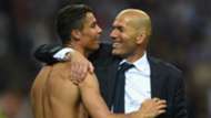 Cristiano Ronaldo Zinedine Zidane - cropped
