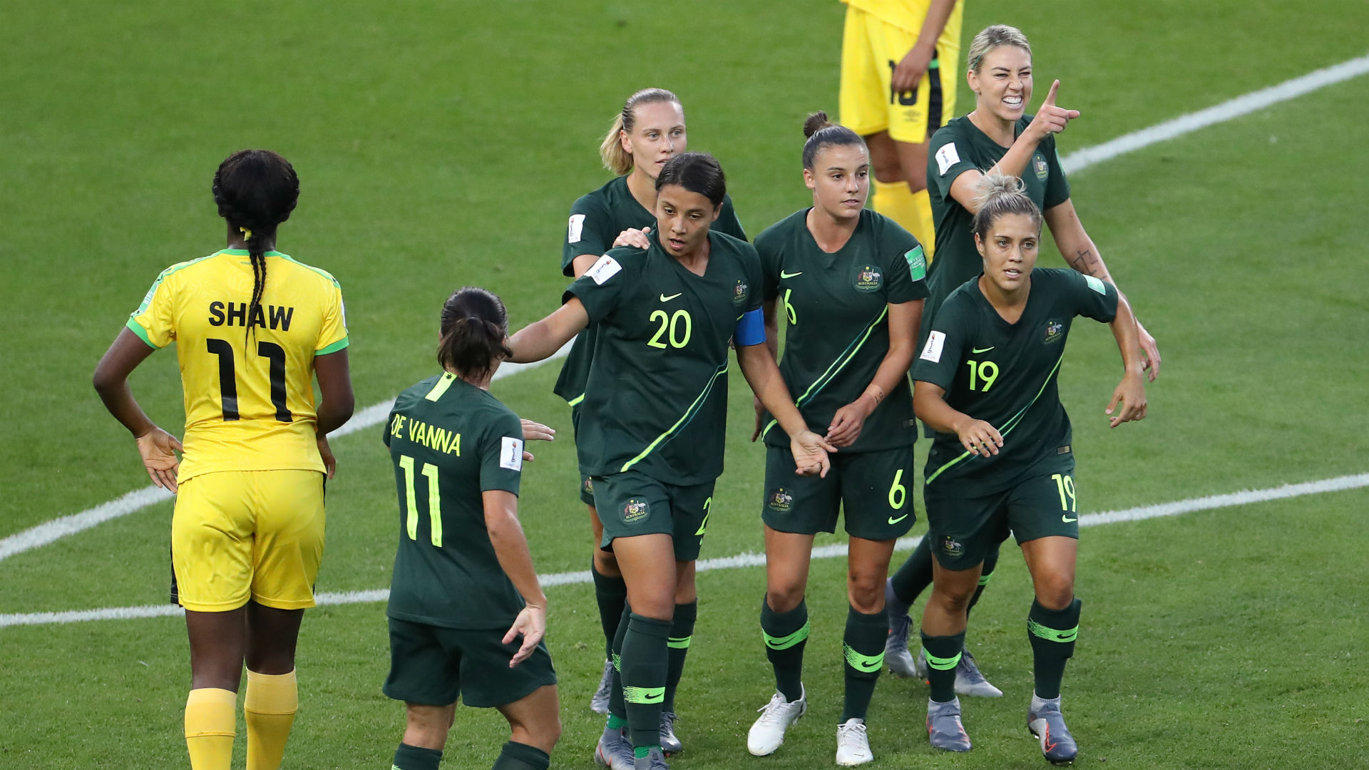 Sam Kerr scores four to book Australiau0027s last-16 place  Sporting 