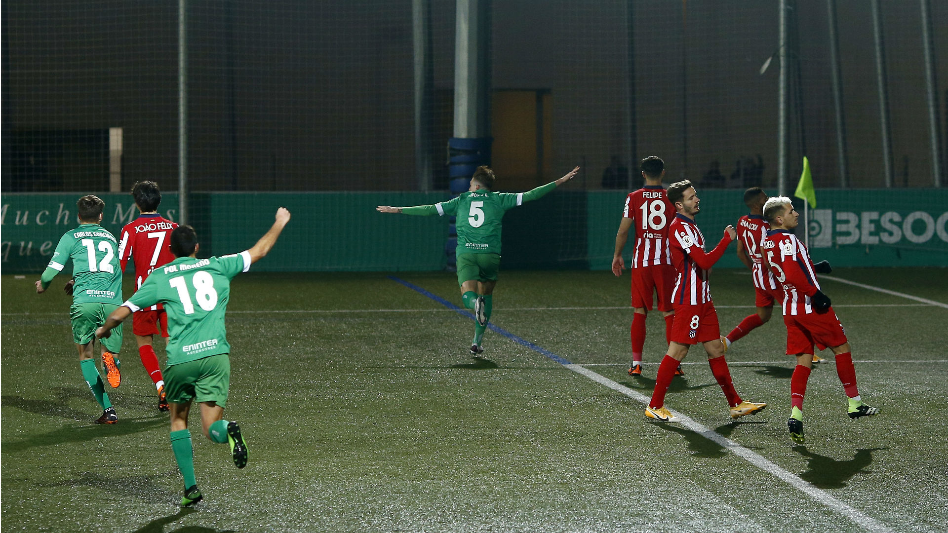 Cornella atletico madrid copa del rey Clearance