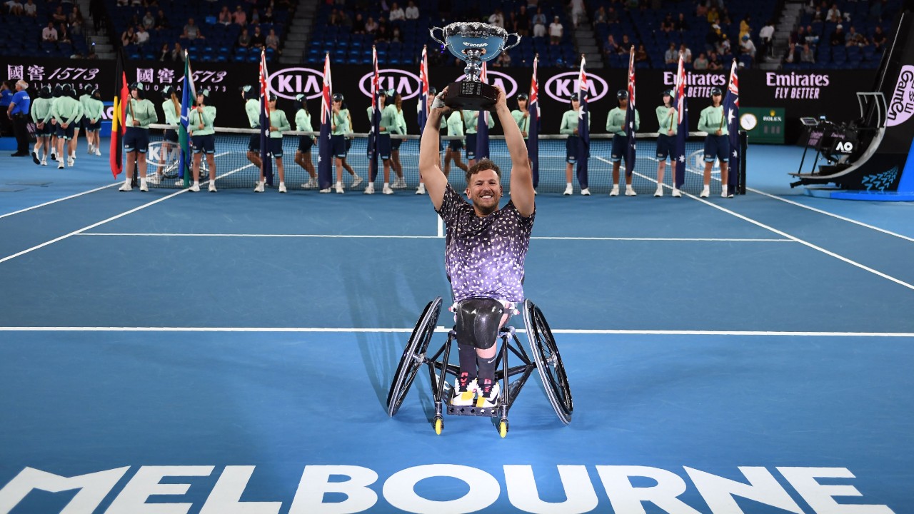 Australian Open 2020: Dylan Alcott commits $40,000 to bushfire relief following sixth Open title ...