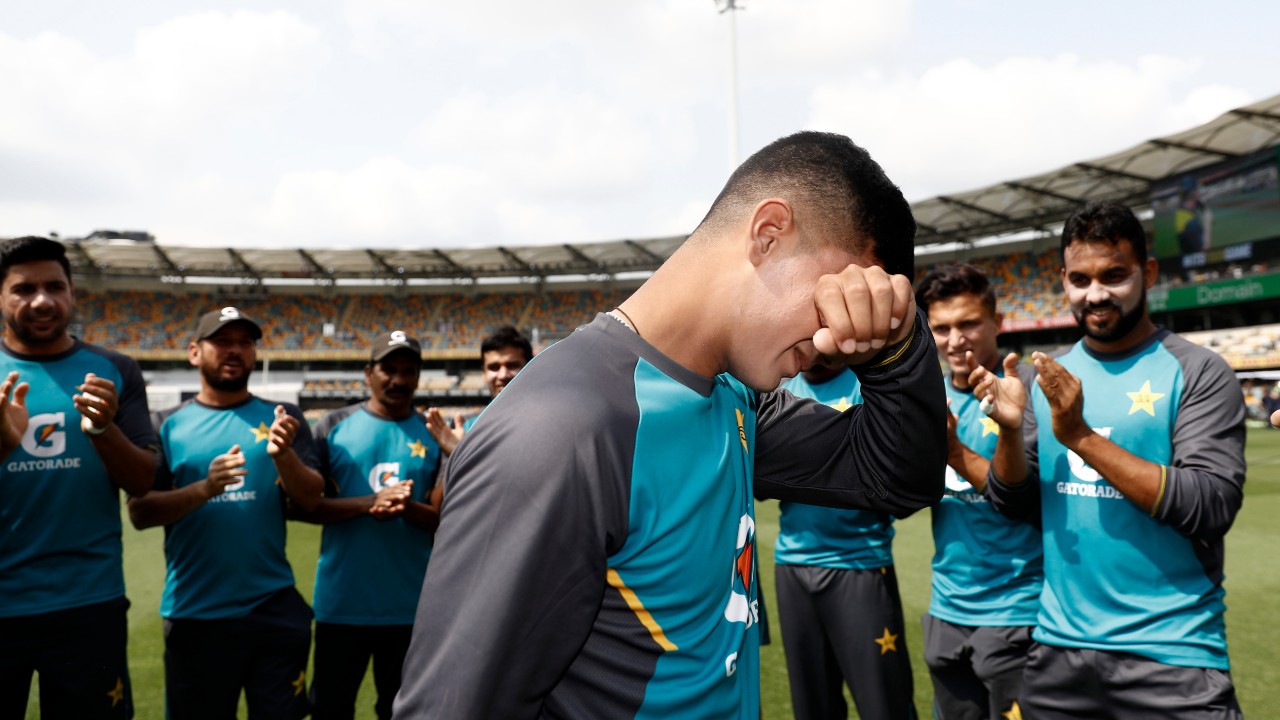 Naseem Shah: 16-year-old debutant reduced to tears in emotional Test cap  presentation | Sporting News Australia