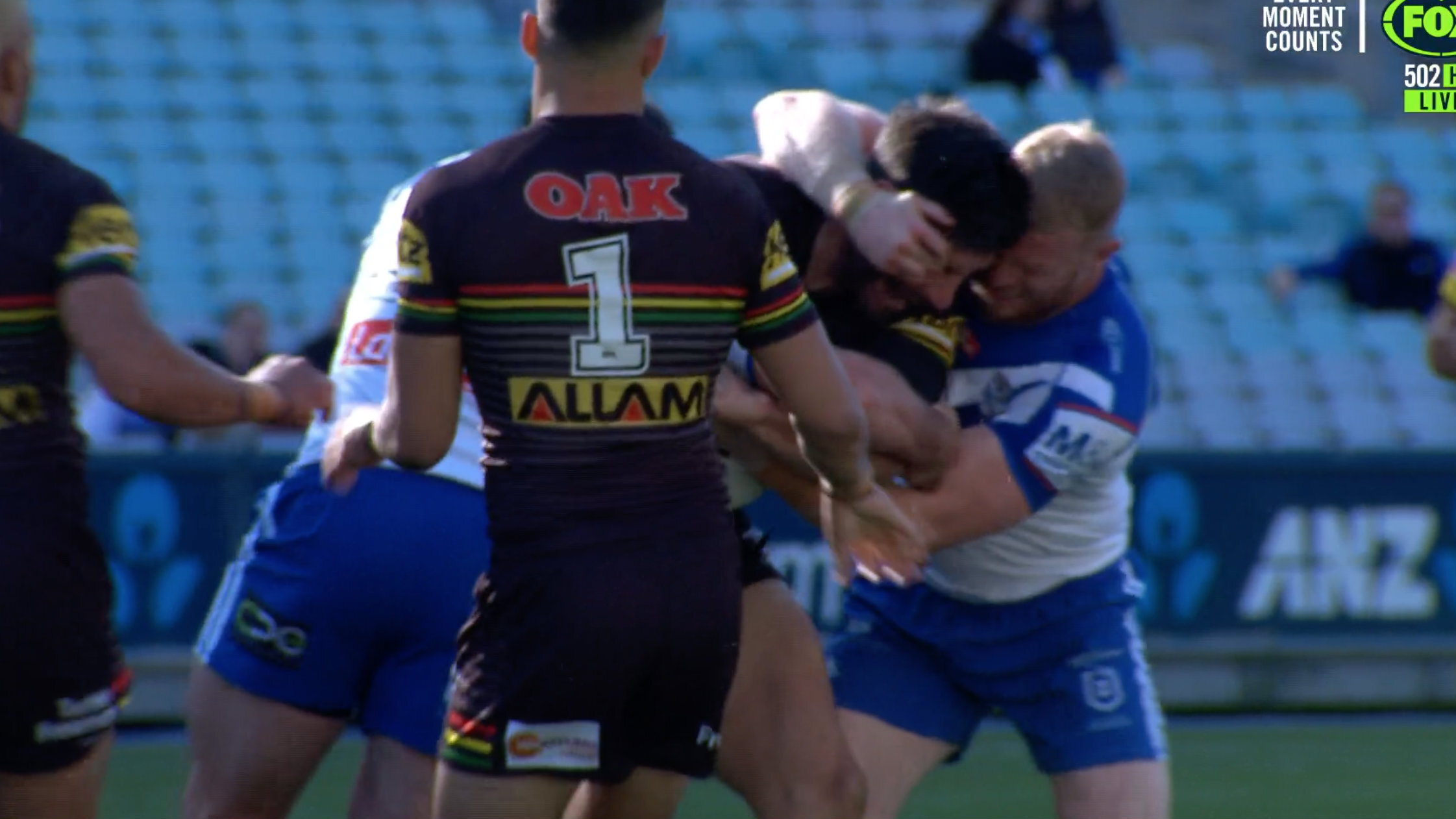 Luke Thompson Placed On Report For Alleged Eye Gouge On James Tamou Sporting News Australia