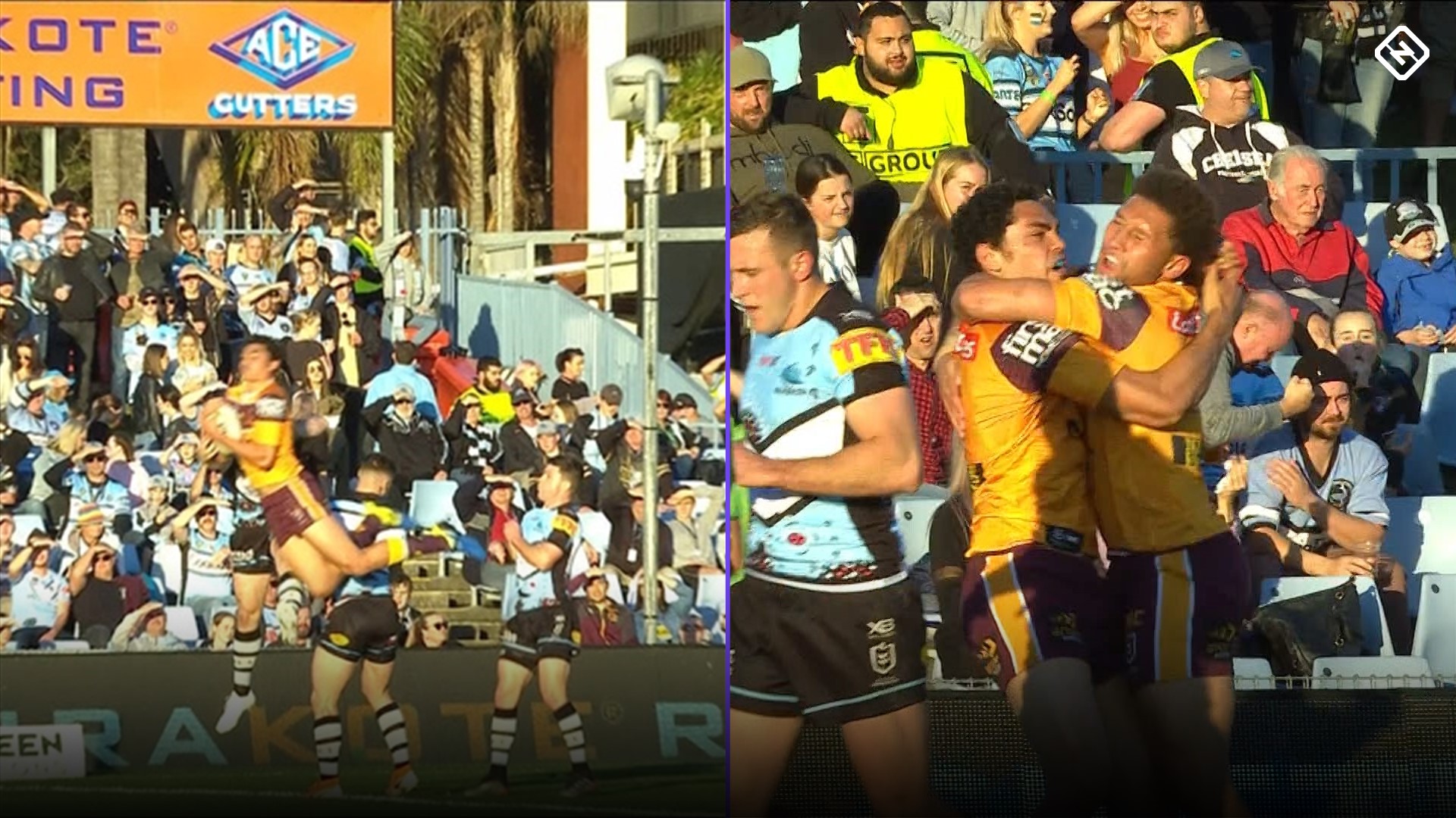 Sharks V Broncos Xavier Coates Announces Nrl Arrival With Stunning Aerial Try Sporting News Australia