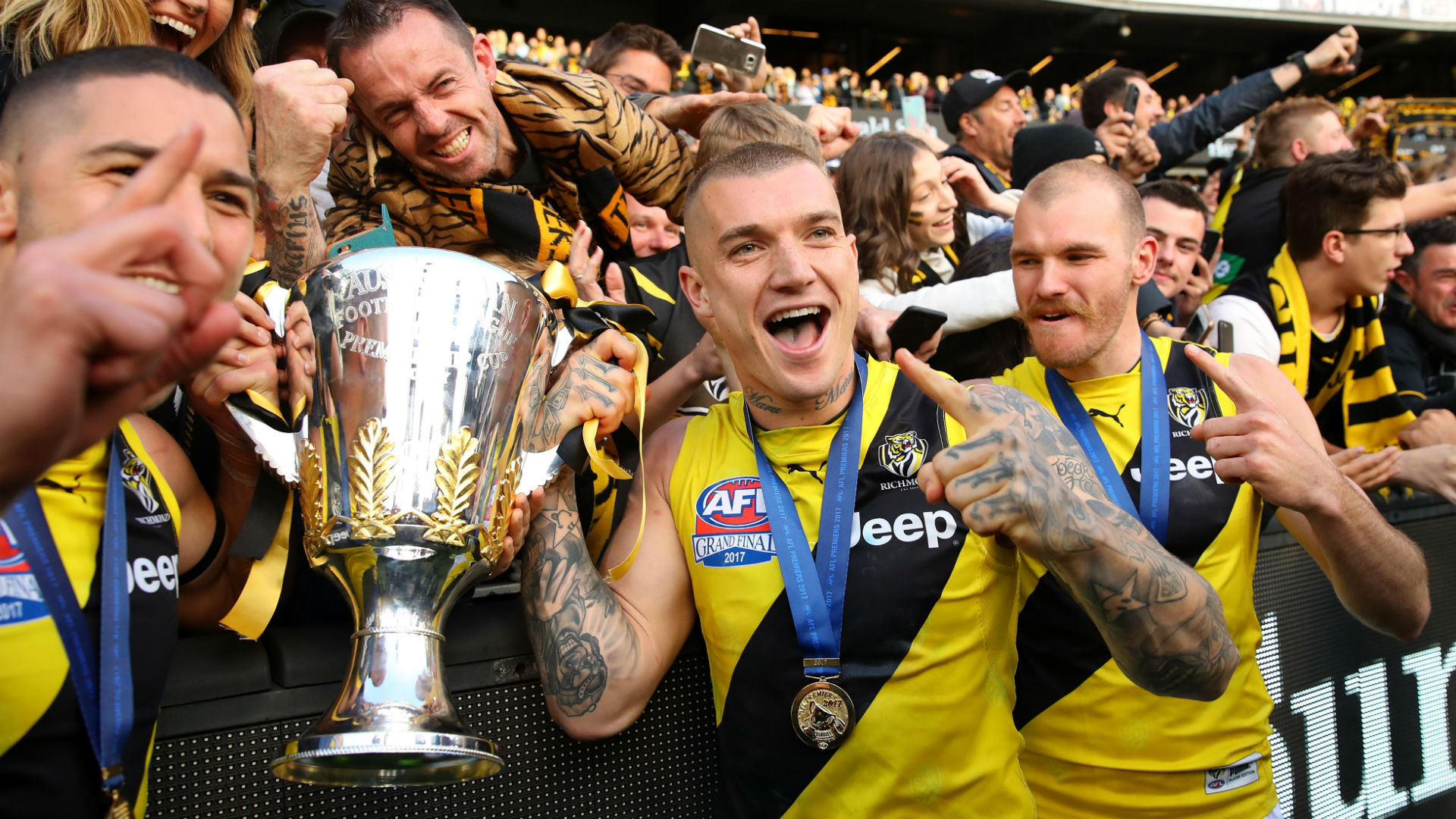 Watch Martin To Get Commemorative Premiership Tattoo Sporting News Australia