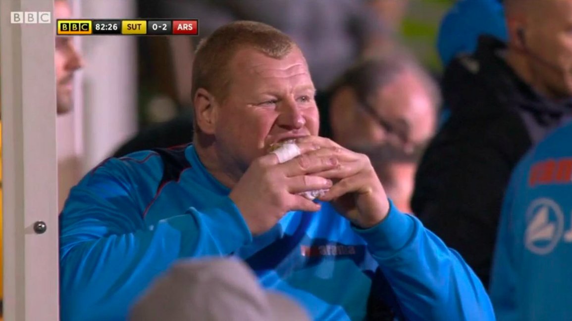 Sacked Sutton keeper offered pie-eating gig | Sporting ...