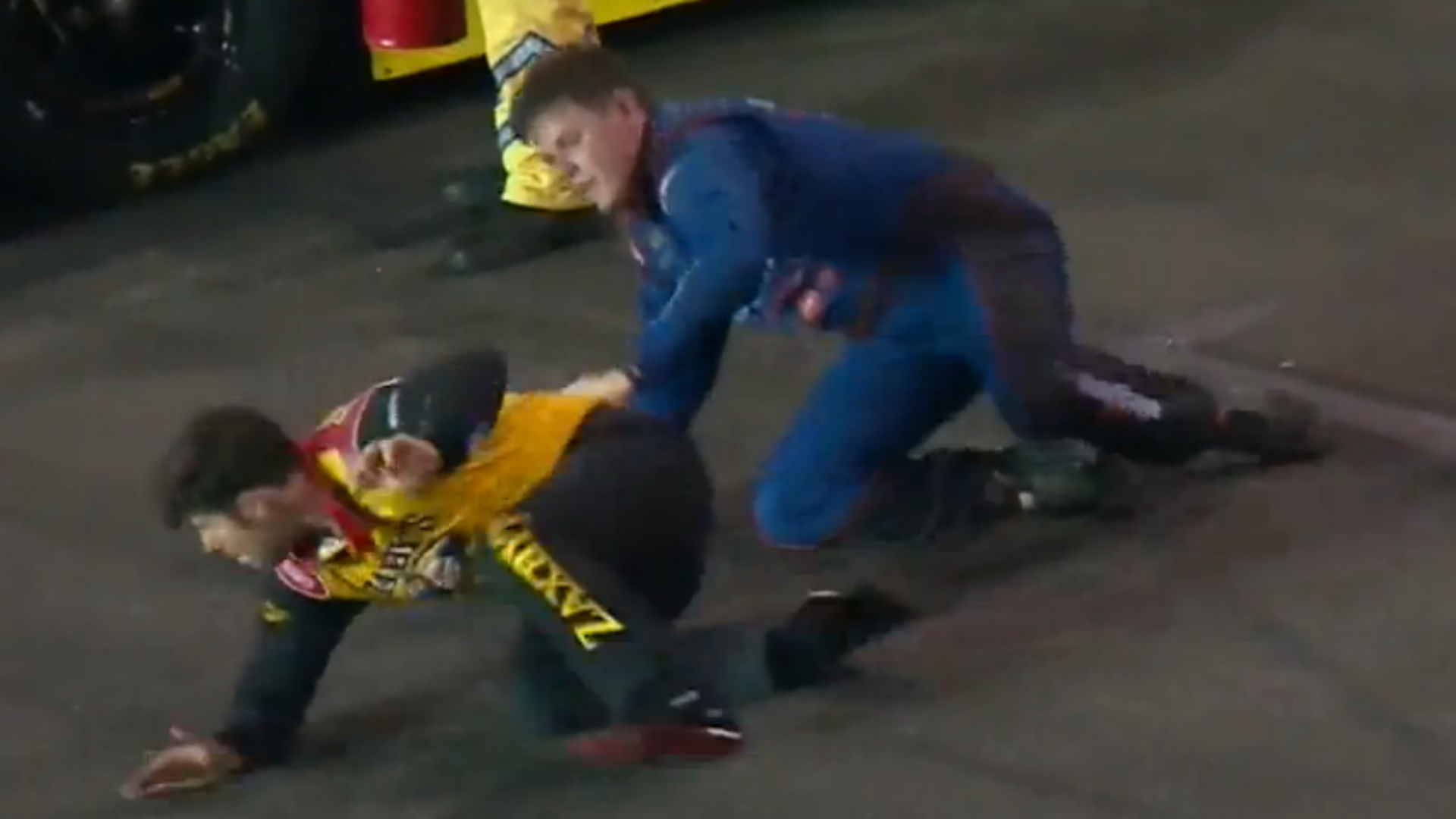 NASCAR drivers have most embarrassing fight ever Sporting News Australia