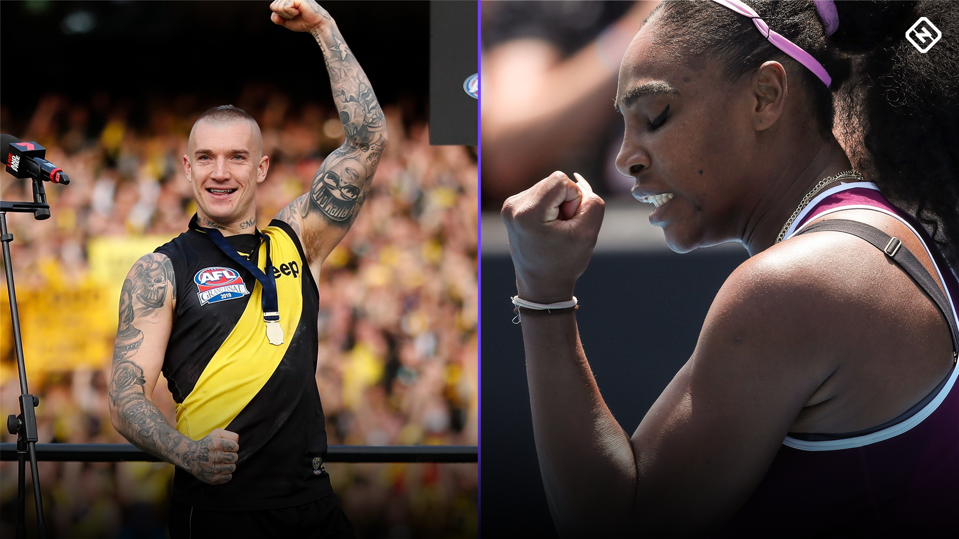Serena Williams Opens Up On Infamous Meeting With Richmond Superstar Dustin Martin Sporting News Australia