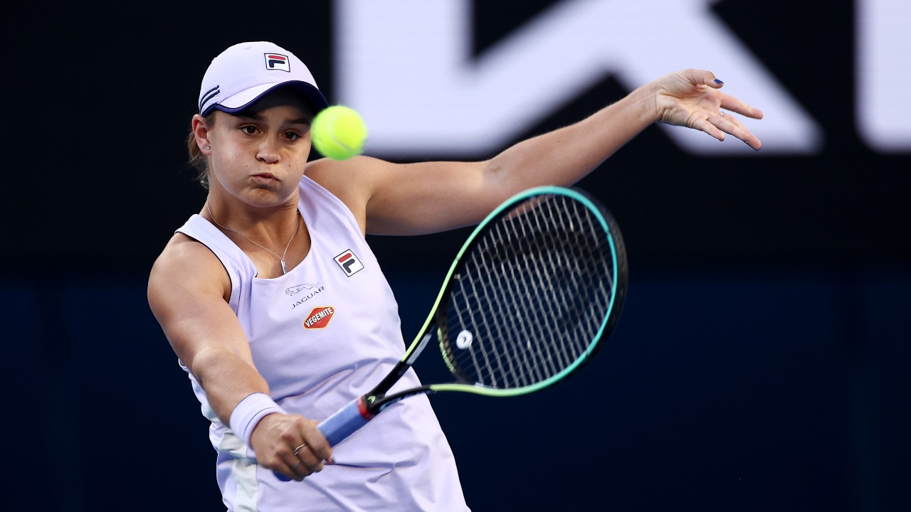 Australian Open 2021: Ash Barty perfect in first round straight sets defeat of Danka Kovinic ...