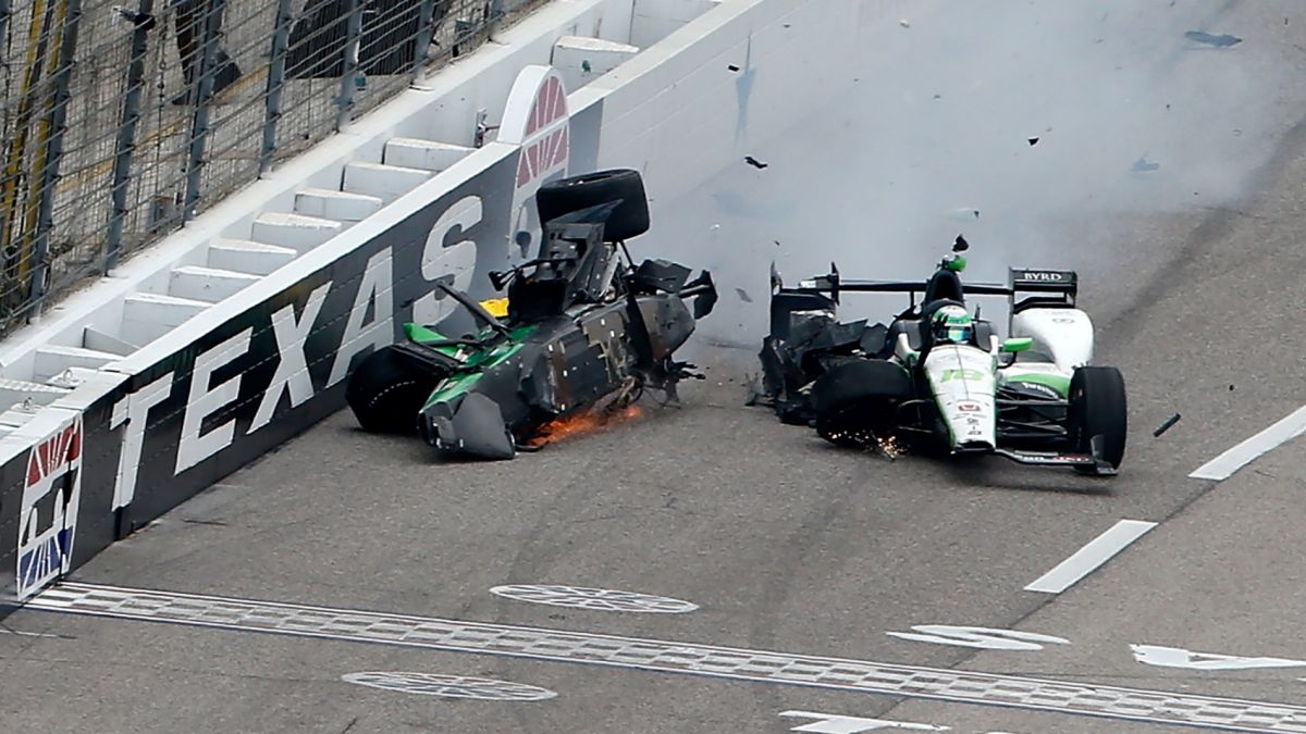 Video Indycar driver survives horrific crash Sporting News Australia