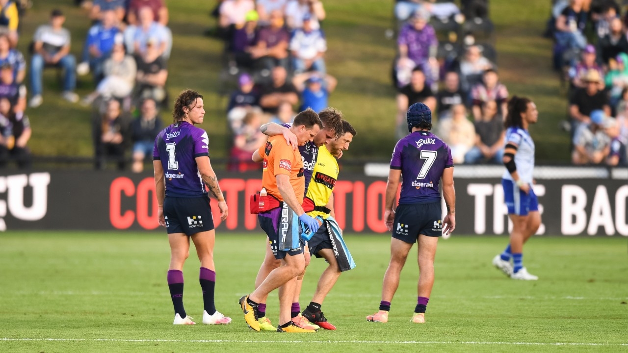 Cameron Munster Injury Storm Star Carried From The Field With Suspected Medial Ligament Injury Sporting News Australia